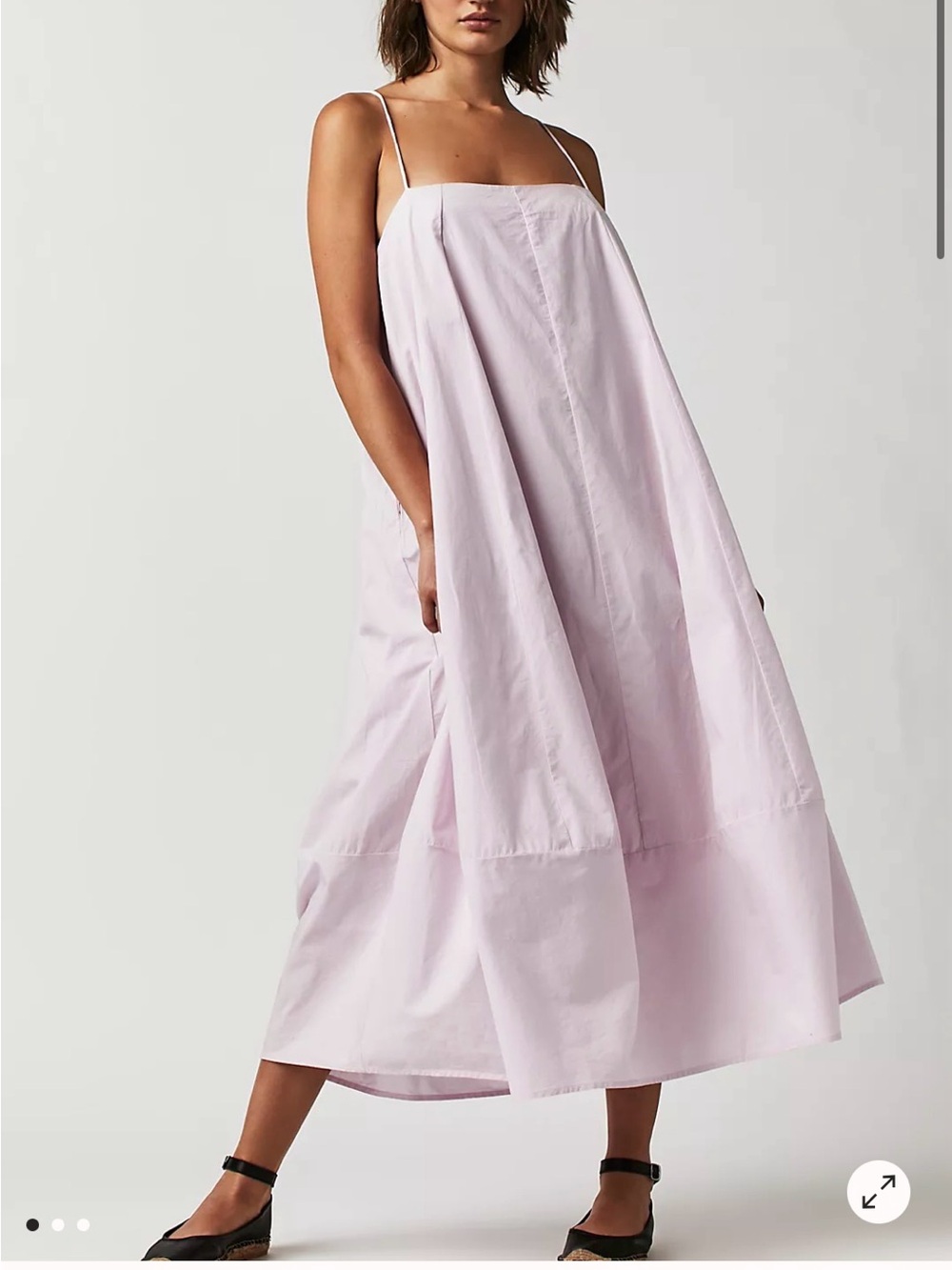 Free People Struttin' Midi Dress - Lavender Light Size XS